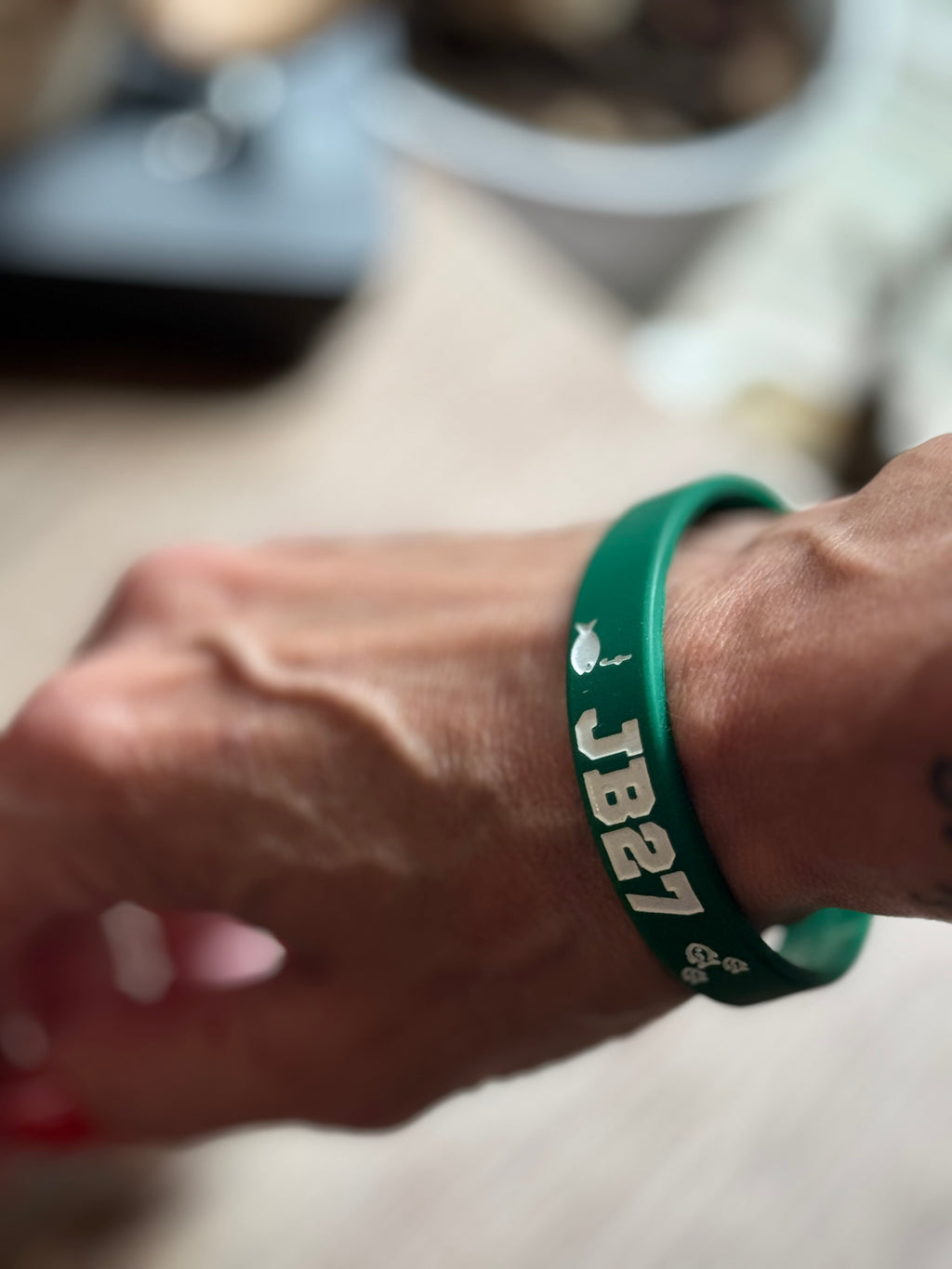 JB27 Silicone Wristband- Medium