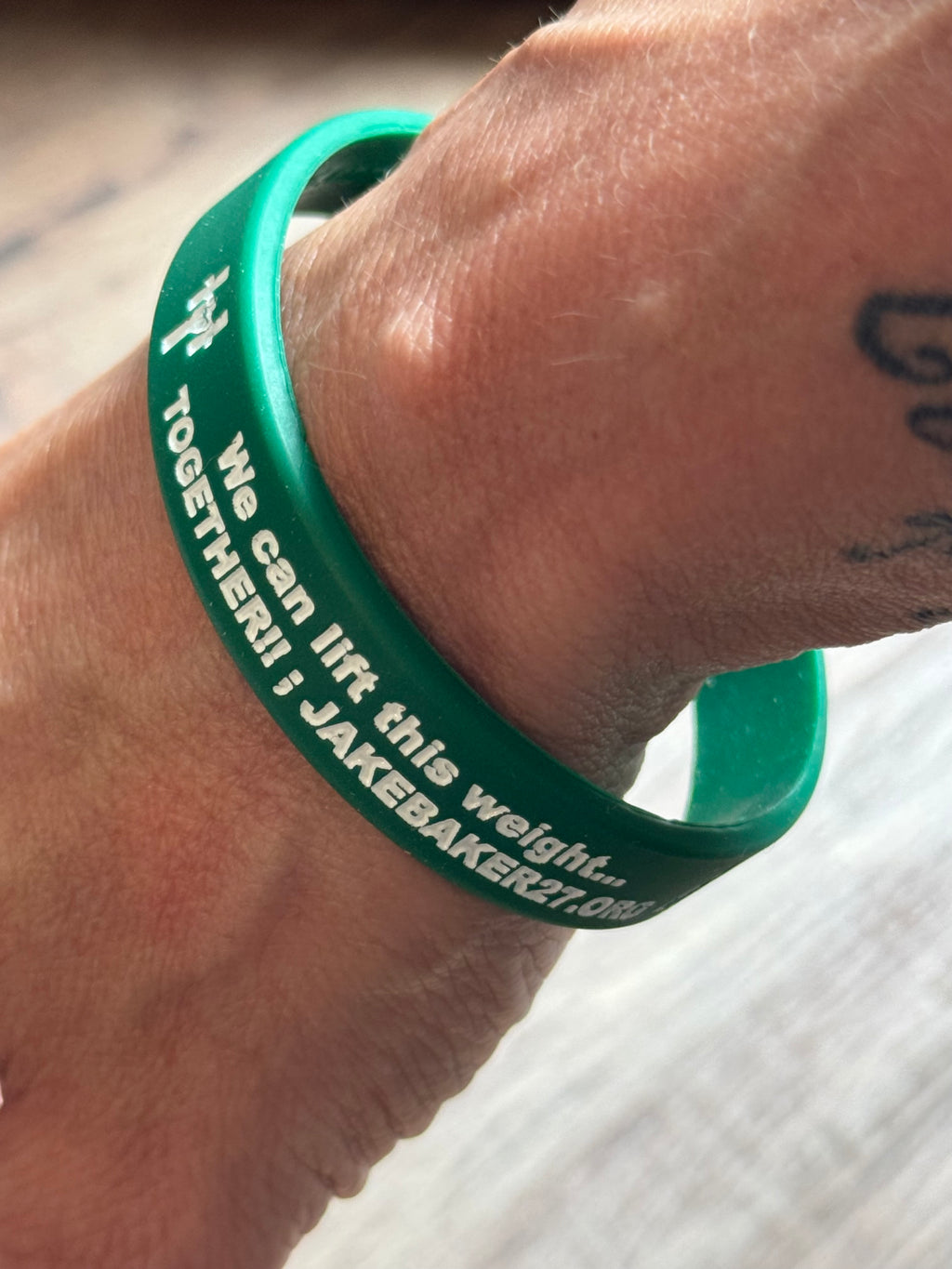 JB27 Silicone Wristband- Medium