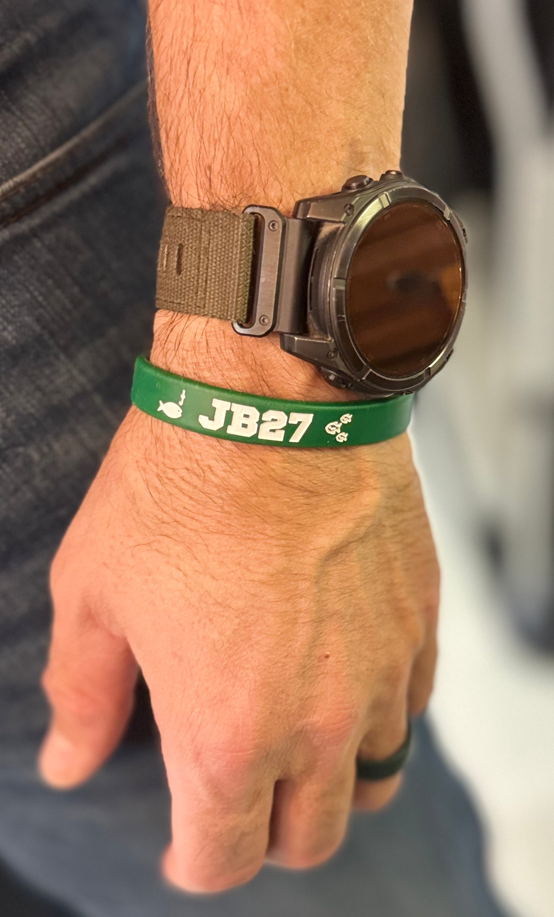JB27 Silicone Wristband- Large