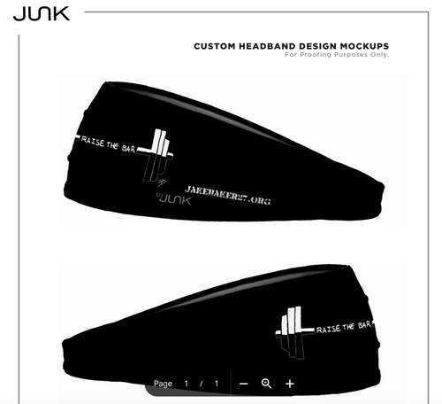 "Raise the Bar" JUNK Brand Headband